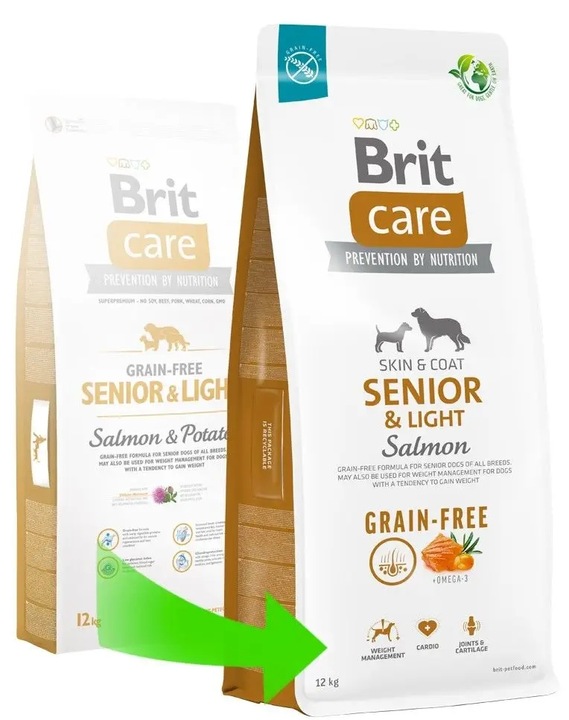 BRIT CARE Senior & Light Salmon 12kg
