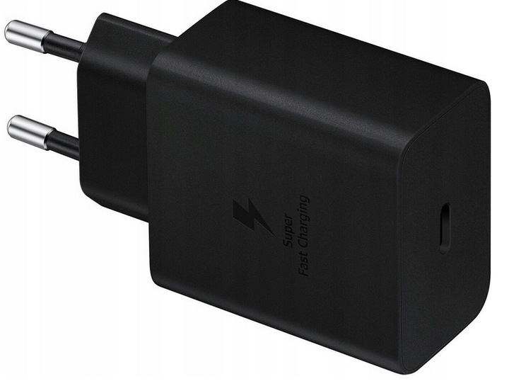 SZYBKA ŁADOWARKA SIECIOWA TELEFONU MOCNA 45W + KABEL USB-C 1M
