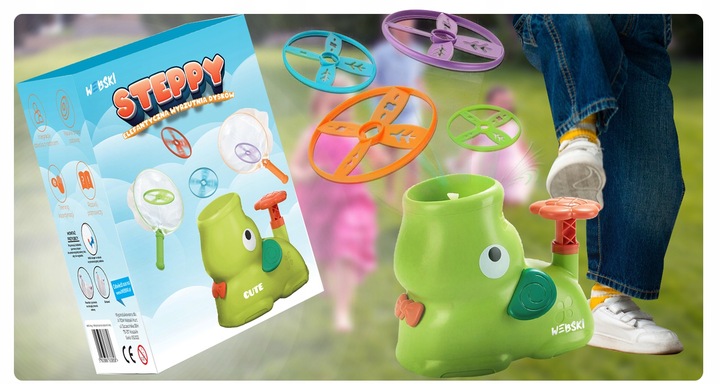 NAJLEPSZY PREZENT NA ŚWIĘTA DLA 3 4 5 6 7 LATKA WYRZUTNIA DYSKÓW ZESTAW