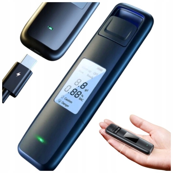 ALKOMAT BEZUSTNIKOWY POLICYJNY MEGA GAŻDZET PROFESJONALNY