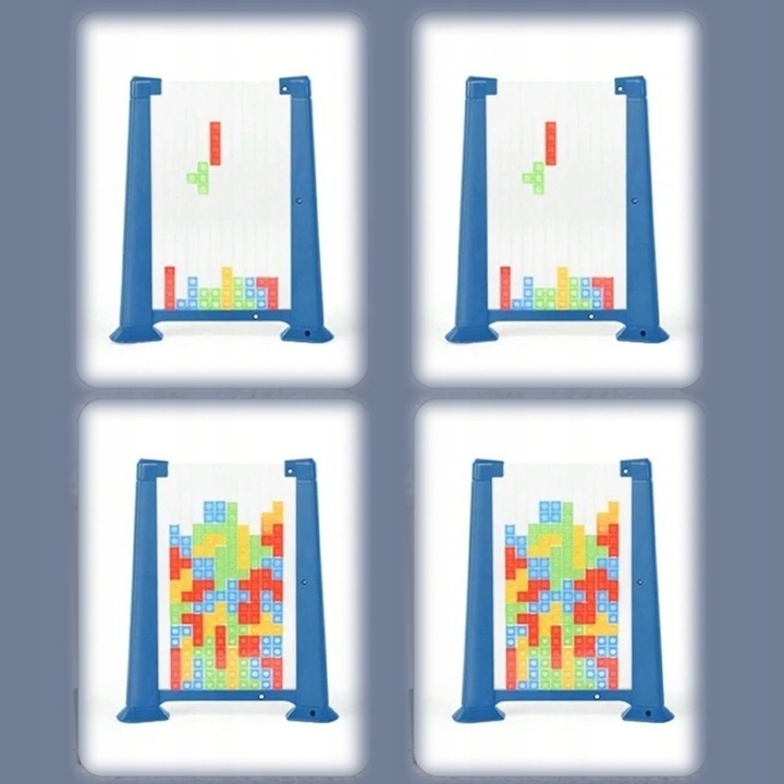 GRA LOGICZNA TETRIS BRAIN UKŁADANKA TRÓJWYMIAROWA KLOCKI 3D WIEŻA Z KLOCKÓW