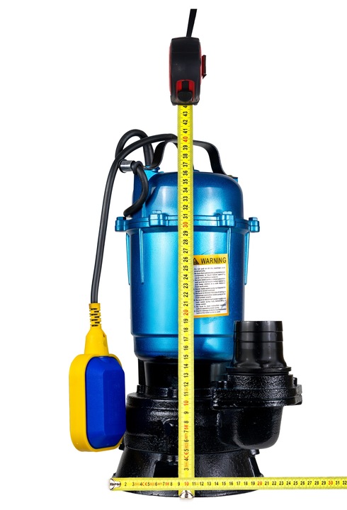 POMPA DO WODY BRUDNEJ Z ROZDRABNIACZEM DO SZAMBA CZYSTEJ PŁYWAK + 4 ZŁĄCZA