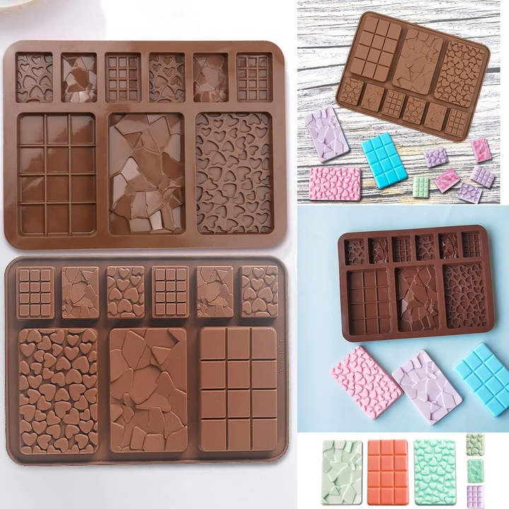 FORMA FOREMKA SILIKONOWA DO CZEKOLADY LODU ŻELEK PRALIN GALARETKI DUBAJ