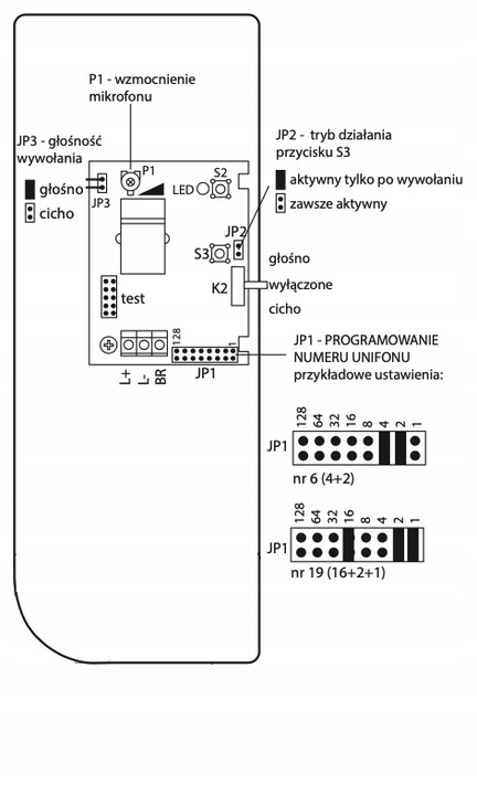 Unifon Laskomex LY-8M biały