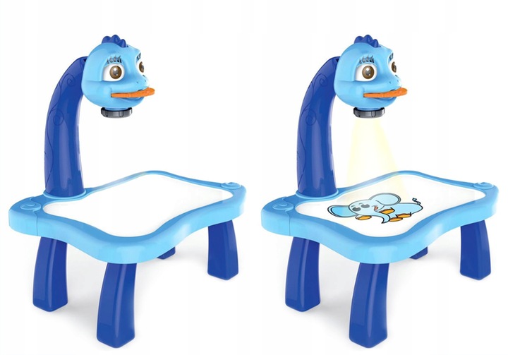 PROJEKTOR DO NAUKI RYSOWANIA Z LAMPKĄ RZUTNIK DUŻY 12 PISAKÓW 24 WZORY