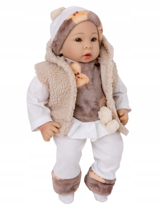 Lalka Bobas JAK ŻYWA INTERAKTYWNA REALISTYCZNA mówi i śpiewa ZESTAW XXL