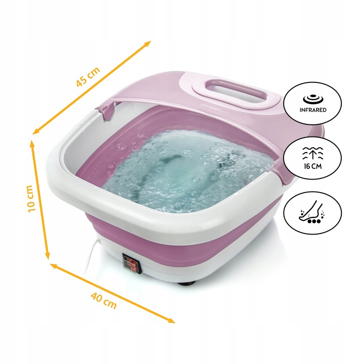 Masażer do stóp FIRST AUSTRIA SKŁADANY 450W NOWOŚĆ idealny na prezent