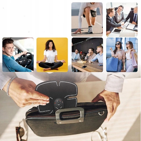 Komplet Six Pack ODCHUDZANIE MINI SIŁOWNIA Masażer EMS TENS MIĘŚNI NERWÓW 3