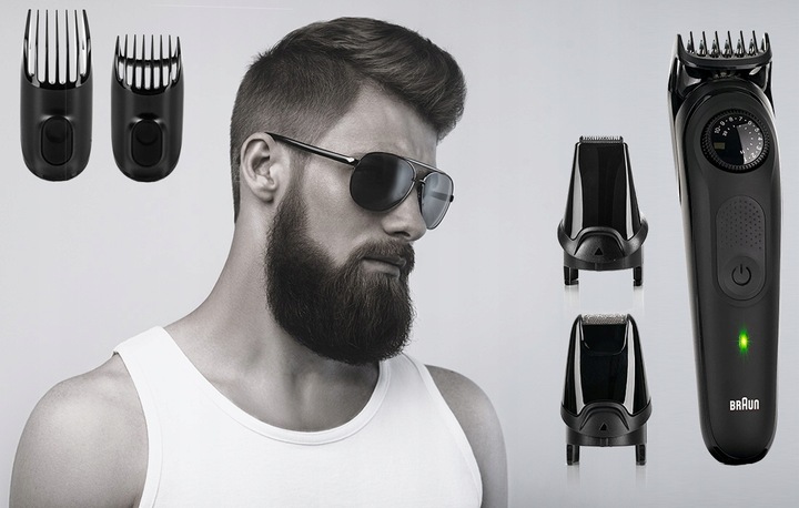 MASZYNKA DO WŁOSÓW ZAROSTU BRODY BRAUN SERIES 7 FULL MetalBlade - LIMITPACK