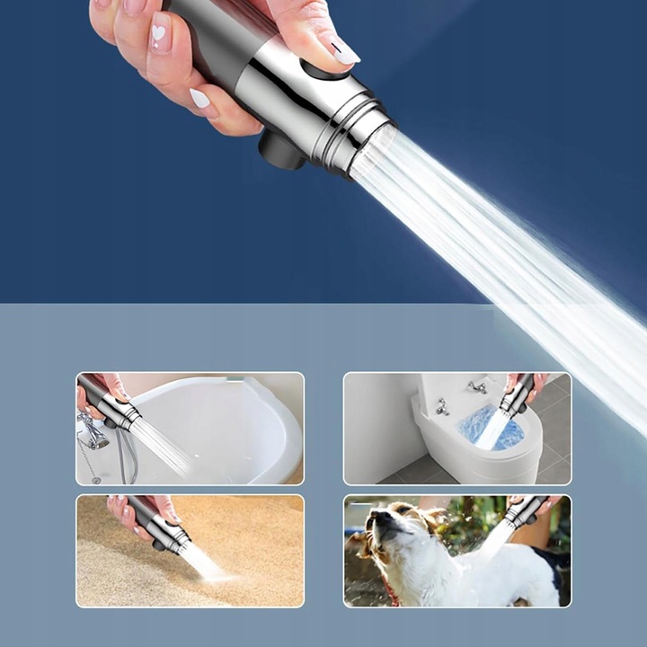 SŁUCHAWKA GŁOWICA PRYSZNICOWA OSZCZĘDNA Z FILTREM Z FUNKCJĄ MASAŻU 4 TRYBY