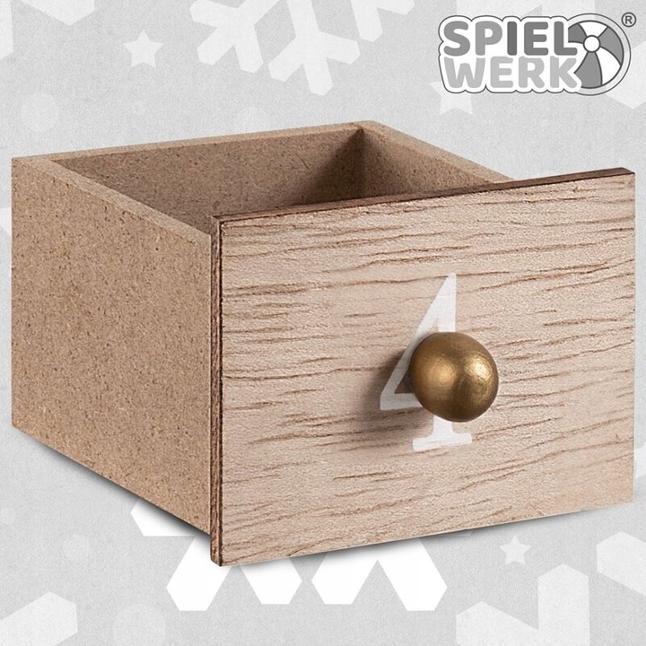 KALENDARZ DREWNIANY ADWENTOWY KRAJOBRAZ LED