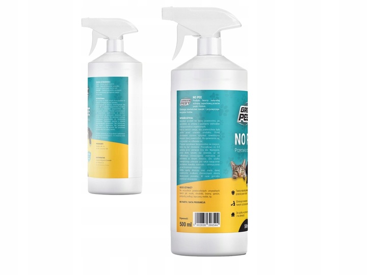 ŚRODEK NO PEE PRZECIW OBSIKIWANIU PSÓW I KOTÓW SPRAY NA PSY KOTY 500ML