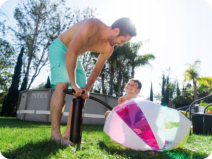 Pompka Ręczna Tłokowa Dwukierunkowa Do Materacy Double Quick III INTEX