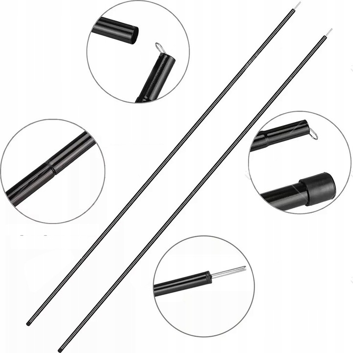 2x MASZT DO TARPÓW SŁUPKI KONSTRUKCJA DO PLANDEK PODPORY STOJAKI TARP 200CM