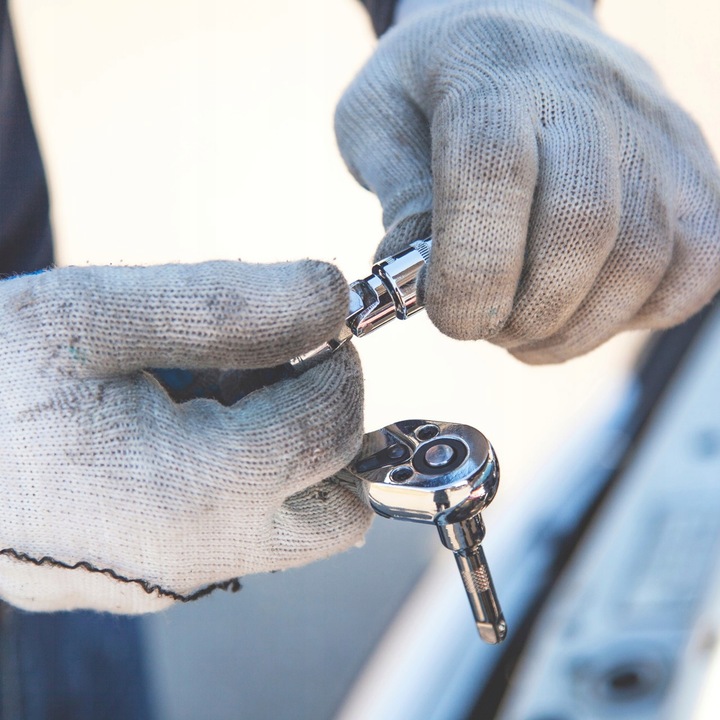 ZESTAW KLUCZY NASADOWYCH NARZĘDZIE NASADOWE GRZECHOTKA NASADKI 46 EL BITY