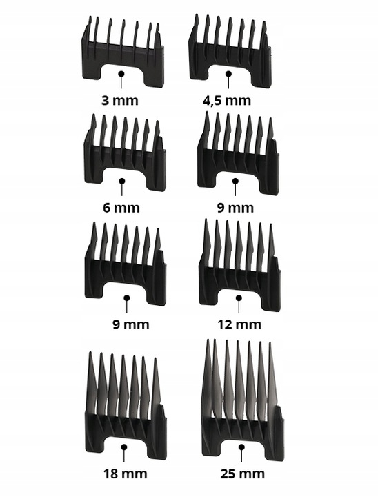 MASZYNKA DO WŁOSÓW MOSER PRIMAT TYTAN PRO 1230 STARBLADE 48mm + 8 NASADEK