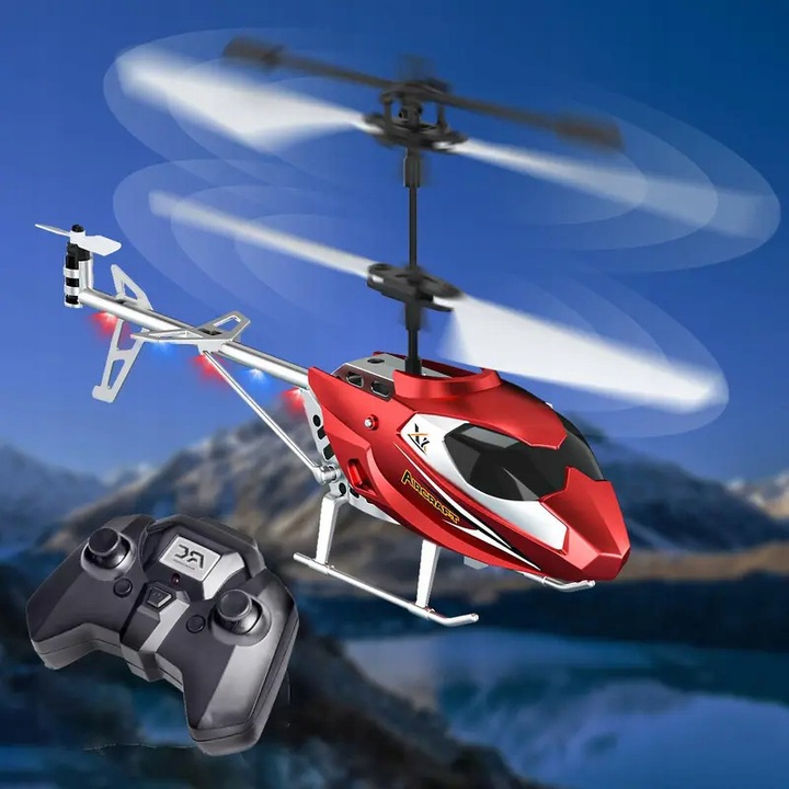 HELIKOPTER ZDALNIE STEROWANY RC SAMOLOT NA PILOT LED USB ŚMIGŁOWIEC 2.4G