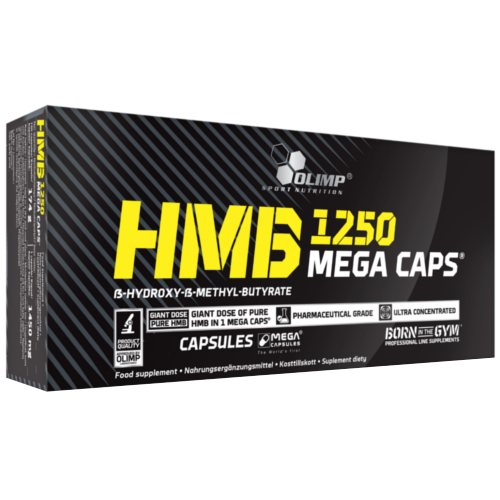 OLIMP HMB 1250 MEGA CAPS 60KAP RZEŹBA SPAL TŁUSZCZ