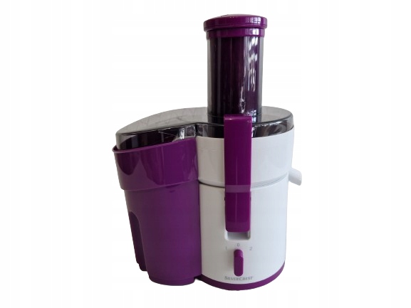 SILVERCREST SFE 450 C3 Stylowa sokowirówka do owoców i warzyw fioletowa