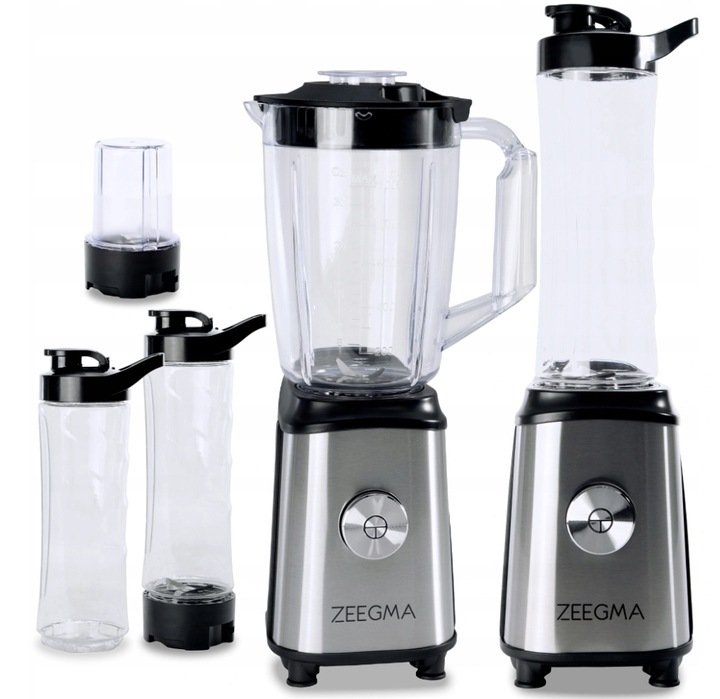 Blender kielichowy Zeegma 4w1 Bidon Młynek Mikser