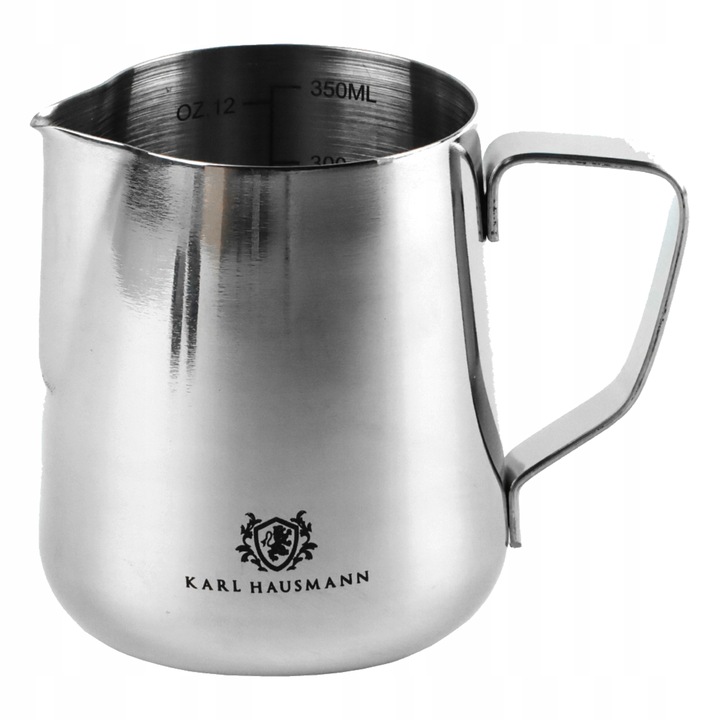 MLECZNIK stalowy kubek 350 ml DZBANEK do SPIENIANIA MLEKA STAL NIERDZEWNA