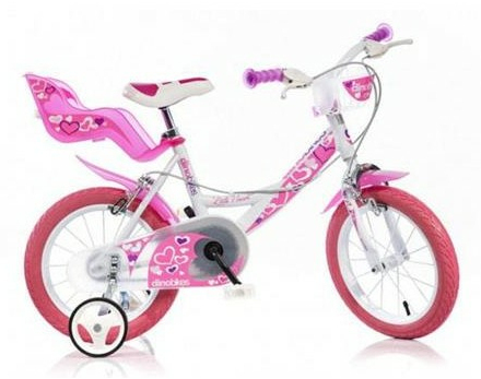 Rower dziecięcy Dino 14 biały