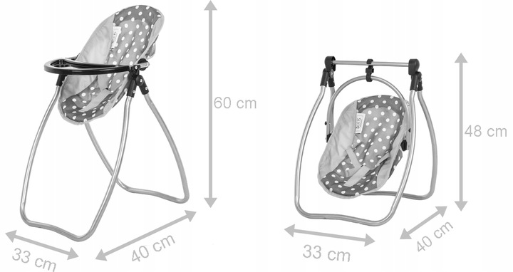 ZESTAW WÓZEK SPACERÓWKA GONDOLA KRZESEŁKO ŁÓŻECZKO