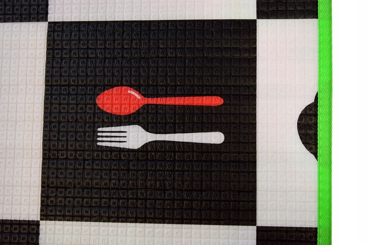 EDUKACYJNA MATA PIANKOWA SZACHOWNICA POLSKI ALFABET 180X200X0,5 DLA DZIECI