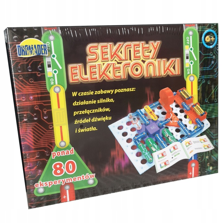 Sekrety elektroniki 80 eksperymentów zestaw 85958 Dromader