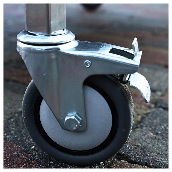 WÓZEK KELNERSKI CATERINGOWY 3 PÓŁKOWY STAL NIERDZEWNA 240 KG 95x50x93 CM