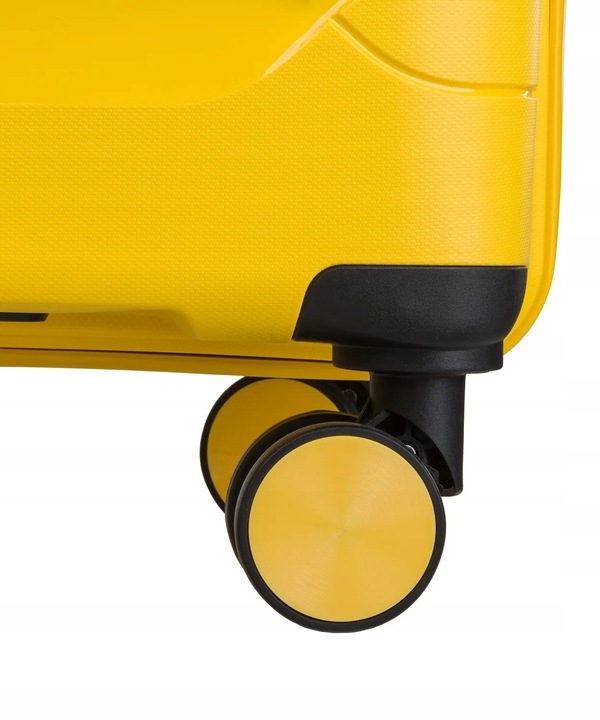 Walizka Średnia Podróżna Na Kółkach Twarda Lekka PUCCINI Żółta PP020B-1-6