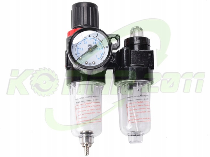 ODWADNIACZ FILTR POWIETRZA REDUKTOR NAOLEJACZ 1/4