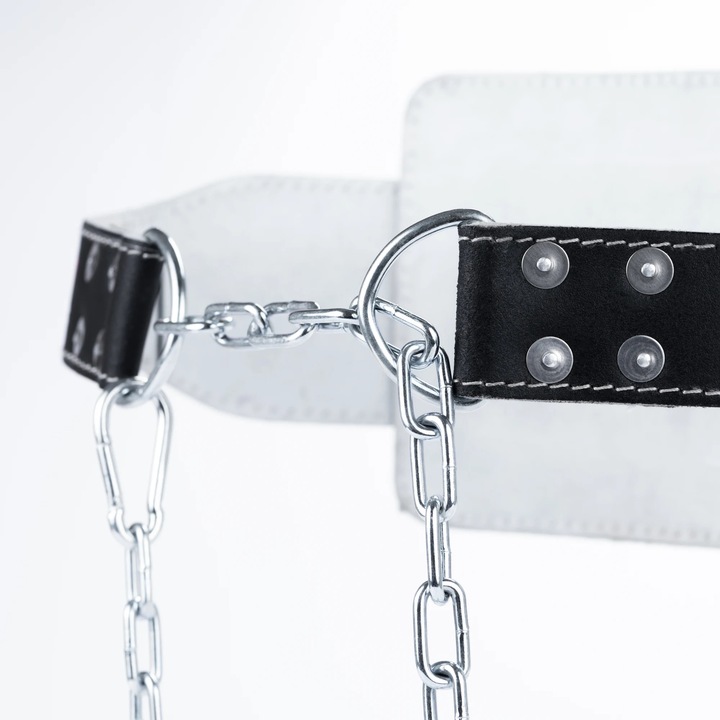 PAS OBCIĄŻENIOWY DIP BELT ZE SKÓRY DO DIPÓW I PODCIĄGANIA DBX BUSHIDO WB-1