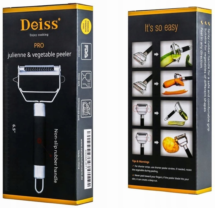 Deiss PRO Obieraczka do warzyw i owoców