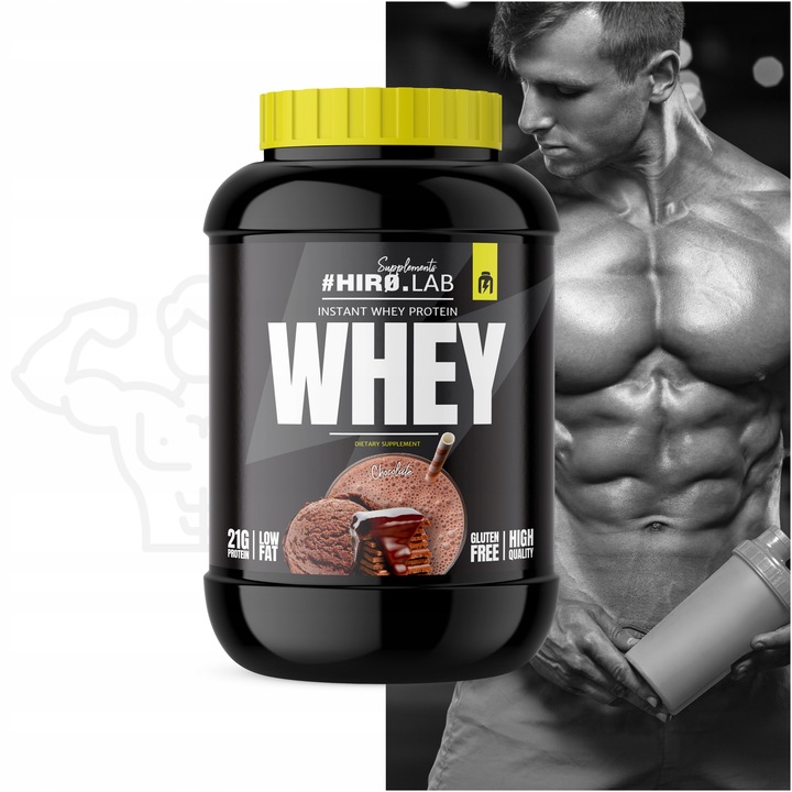 Białko koncentrat serwatkowe WPC 2000 g Instant Whey Protein CZEKOLADA hiro