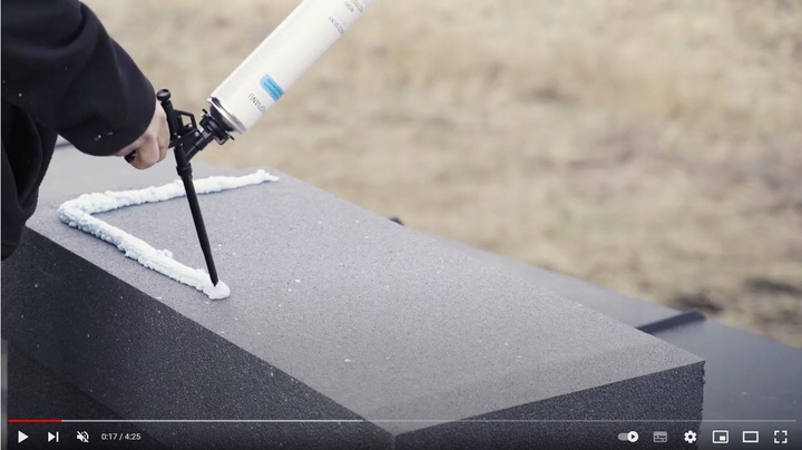 KLEJ do styropianu EPS XPS pianoklej 2szt + PISTOLET do pianokleju ZESTAW