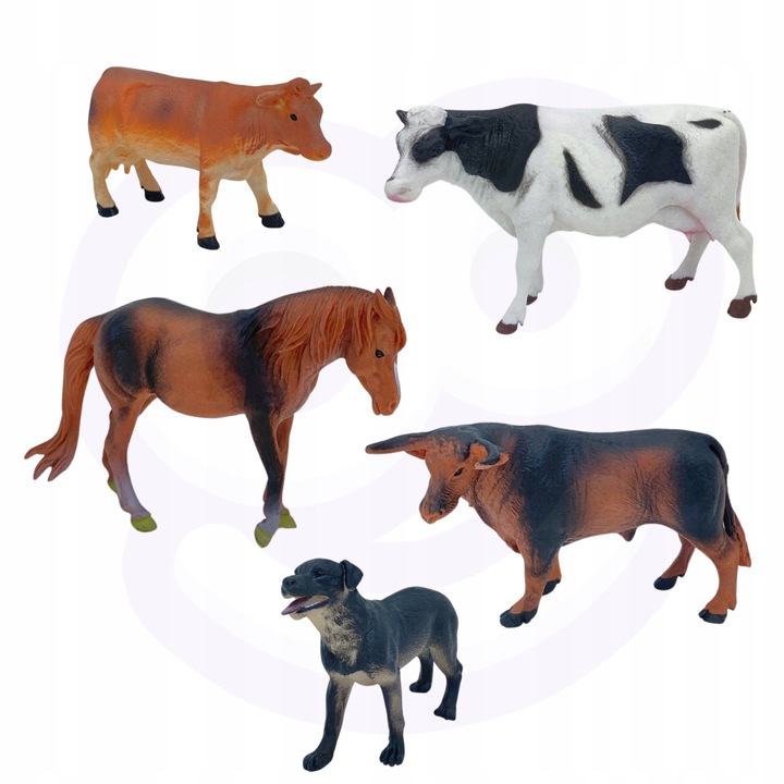 FARMA FIGURKI ZWIERZĘTA WIEŚ DUŻY ZESTAW W PUDEŁKU 57 ELEMENTÓW XXL WOOPIE
