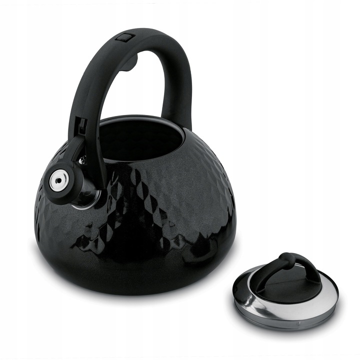 CZAJNIK na GAZ INDUKCJA Czarny z Gwizdkiem Konighoffer Malcolm 2,5 l