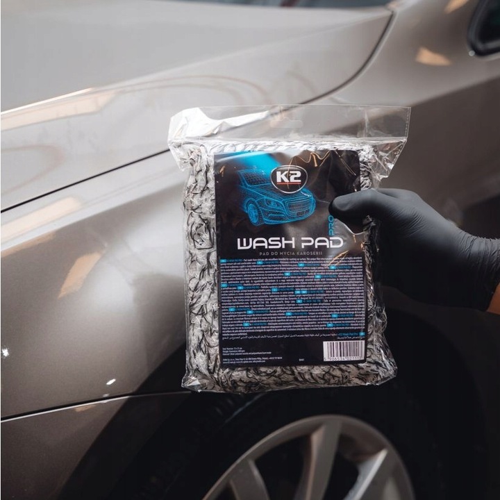 K2 WASH PAD PRO gąbka do mycia auta samochodu z mikrofibrą delikatna
