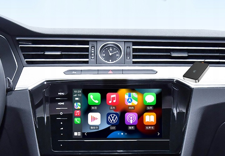 Bezprzewodowy Adapter USB TRADEBIT 2w1 CarPlay Android Auto do samochodu