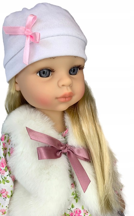 ŚLICZNA LALKA W PUDEŁKU BOBAS MÓWI ŚPIEWA+AKCESORIA