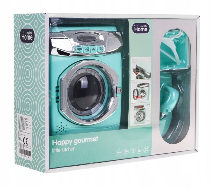 interaktywny zestaw sprzątający AGD dla dzieci PRALKA + DESKA + ŻELAZKO