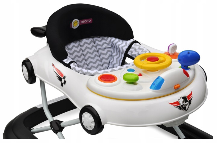 Chodzik dla dzieci RACER interaktywny ze stolikiem do zabawy miękkie koła