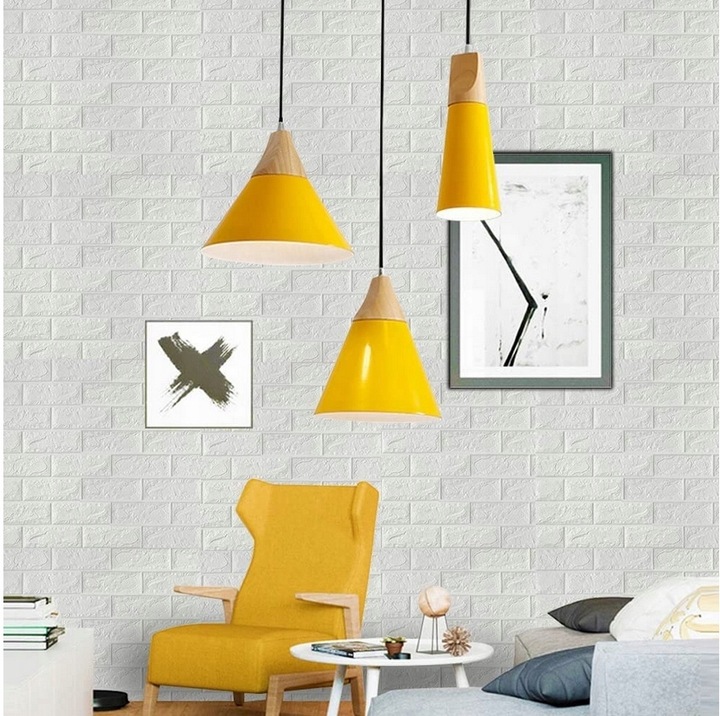20x PANELE 3D ŚCIENNE SAMOPRZYLEPNE CEGŁA TAPETA 77 x 70cm PIANKA XPE