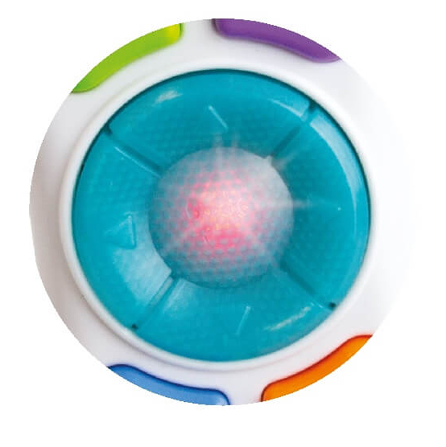 SMILY PLAY Edukacyjny interaktywny pilot TV czarny