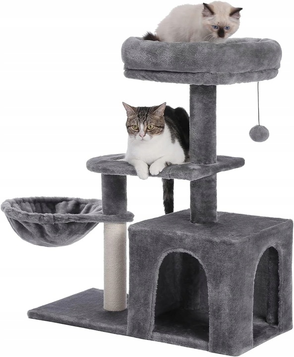 Drapak dla kota drzewo legowisko domek zabawka 80cm (F061)