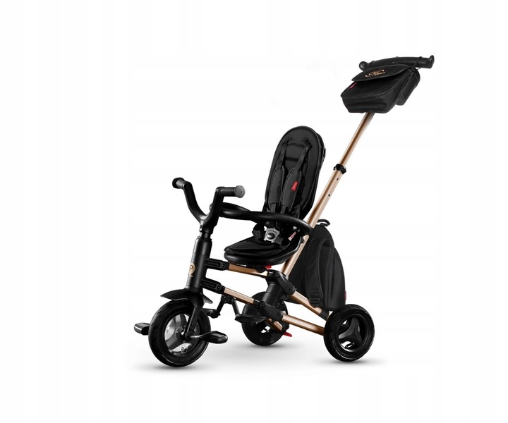 ROWEREK TRÓJKOŁOWY WIELOFUNKCYJNY QPLAY NOVA+ RUBBER GOLDEN MILLY MALLY