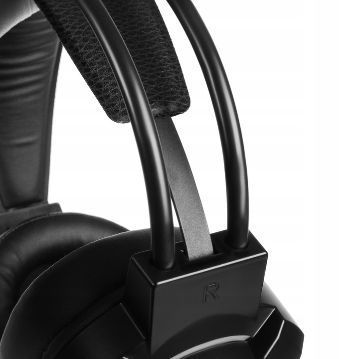 Słuchawki Gamingowe dla Graczy Mikrofon LED RGB PC z Mikrofonem Nauszne