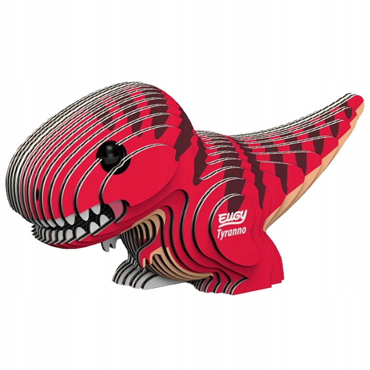 Dinozaur Tyranozaur Eugy. Eko Układanka Puzzle 3D.