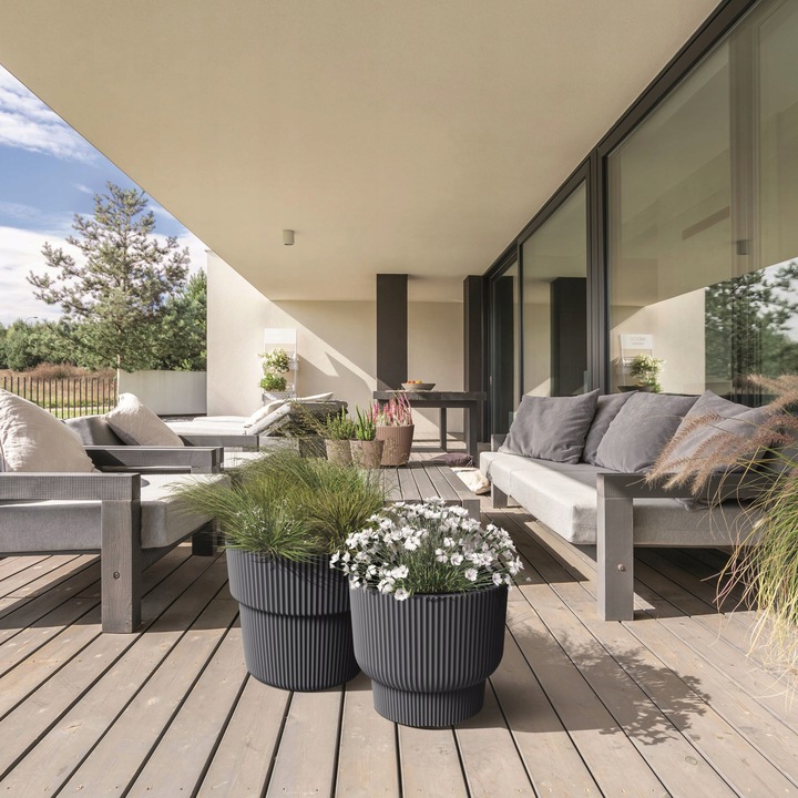 Doniczka Milly-antracyt